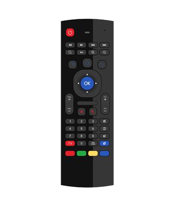 ABS τηλεχειρισμός TV πλαστικών περιβλημάτων αρρενωπός οδηγημένος με τον ηλεκτρικό φακό των οδηγήσεων